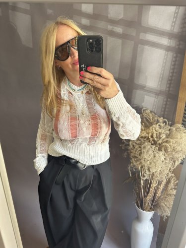 Svetřík Francois-bílý