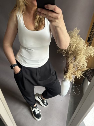 Top s vypchávkami-tie sa dajú vybrať-bielá