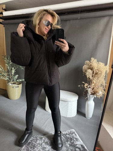 Bunda zimní premium krátká-černá