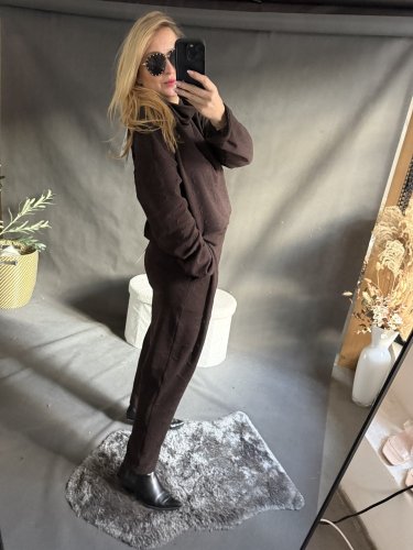 Set mikina a nohavice SUN-hnedá