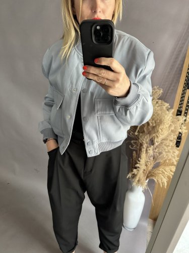 Bomber Zara-šedá