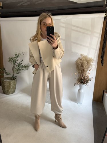 Tepláky Joyna-béžová