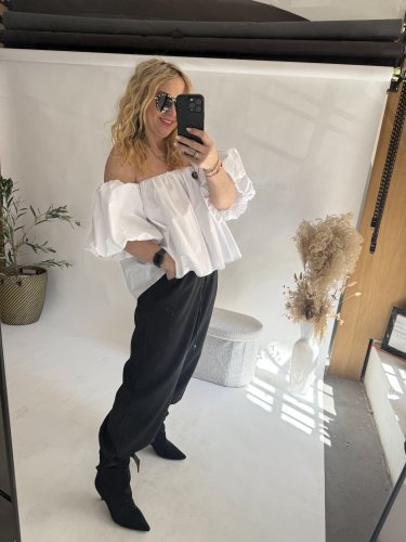 Halenka Romantic-bílá