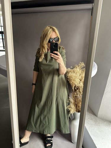 Šaty Alison-Khaki