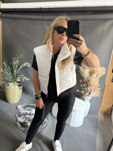 Vesta Crop S/M a L/XL-bílá