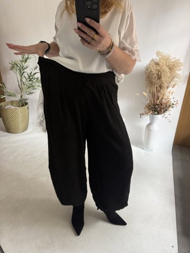 Kalhoty Chicca-černá