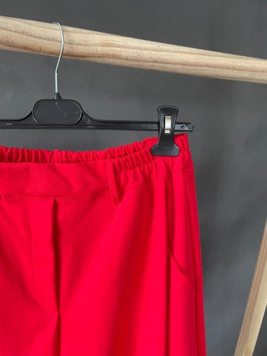 Nohavice SUN bez gombíka do 3XL červené