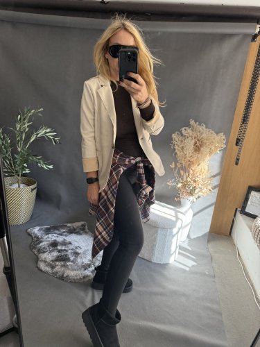 Sako Luisa velur-béžová