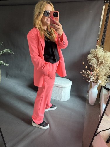 Komplet jarná GUSTO-neon růžový