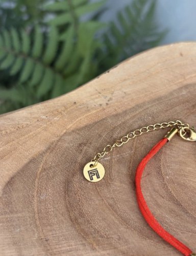 Náramek Fashinity-červený