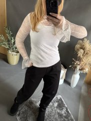 Tričko Čipka-bielá