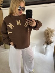 Mikina Mommy-hnědá