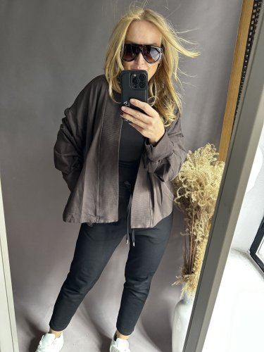 Kardigan bavlněná Aura-hnědá