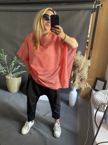 Blúzka Sun priehľadná Lyocel-merunkova