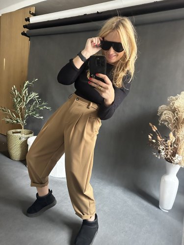 Kalhoty Luisa-mustard