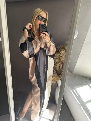 Šaty So Look-čierno-béžovej