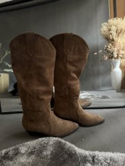 Čižmy Findlay-hnedé