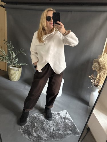 Džínové kalhoty Sun-UNI velikost-hnědé