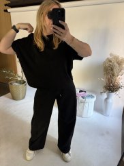 Tričko Smile-černé