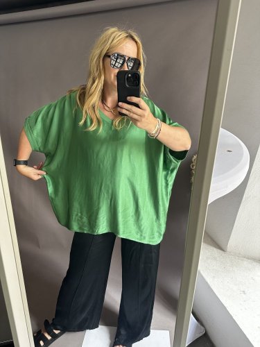 Bluza Liame-UNI SIZE na XS-XL-zelená
