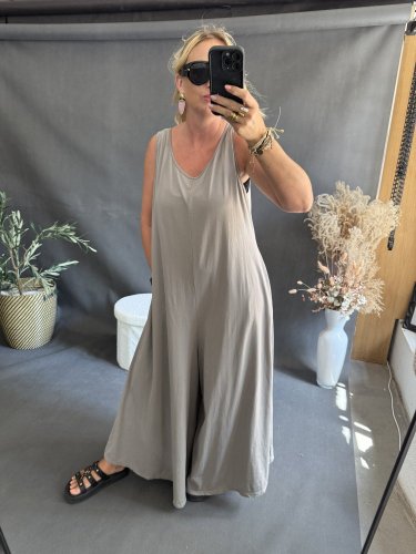 Overal SUN bavlna Oversize-mocca