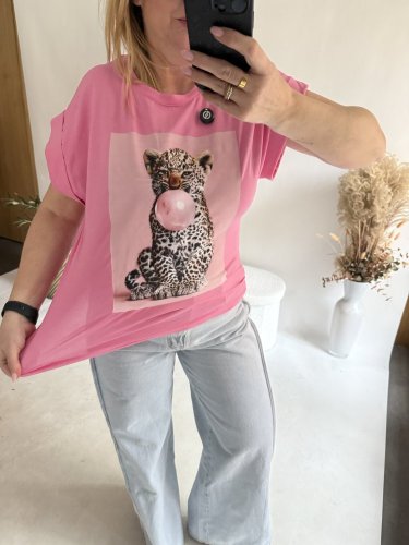 Tričko šelma-růžová