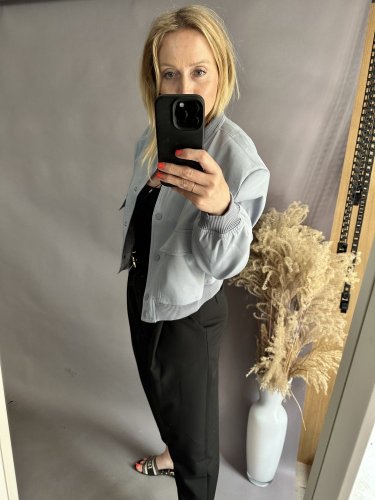 Bomber Zara-šedá