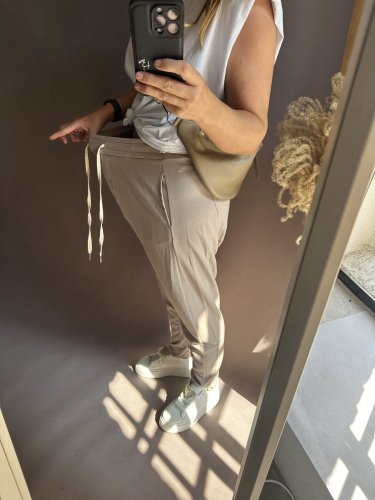 Tepláky nasrávací Velvet-mocca