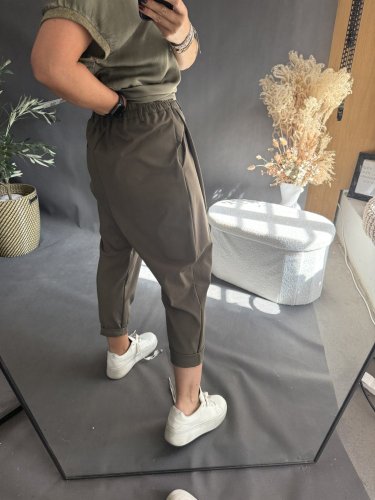 Nohavice SUN bez gombíka do 3XL-khaki