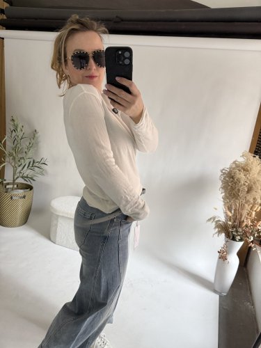 Sveter ľahký Diana-bielá