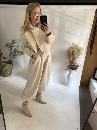 Tepláky Joyna-béžová