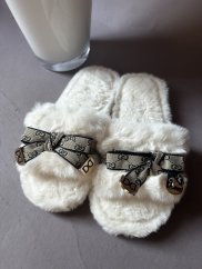 Pantoflíčky Home-bílé