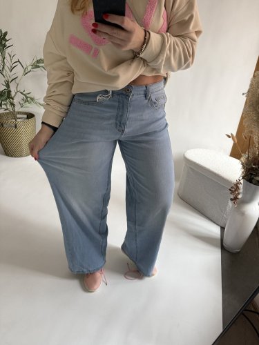 Džínsy Woman rovný strih