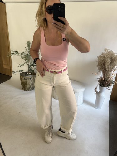 Tielko široké ramienka-pink