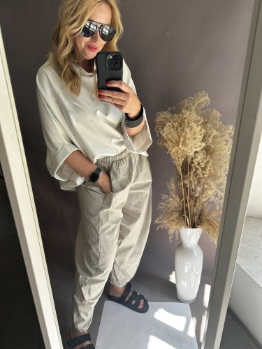 Nohavice Espagnol-béžové