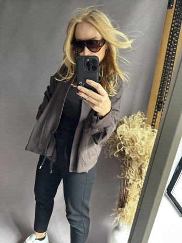 Kardigan bavlněná Aura-hnědá