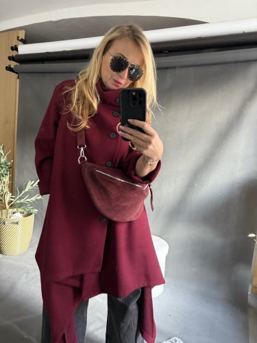 Kabát Sun NEW-bordeaux