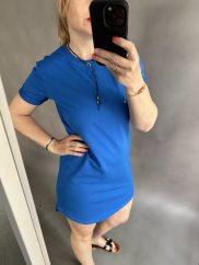 Basic šaty/dlouhé tričko Verona-modré
