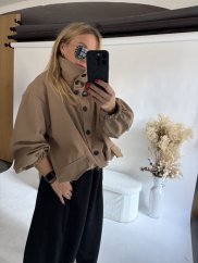 Trenchcoat Jeseň / Jar na stiahnutie- cognac