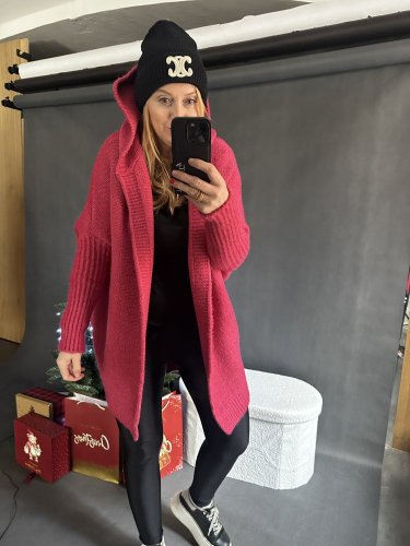 Cardigan Sempre-růžový