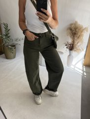 Džíny New York-elastické, pohodlné-khaki