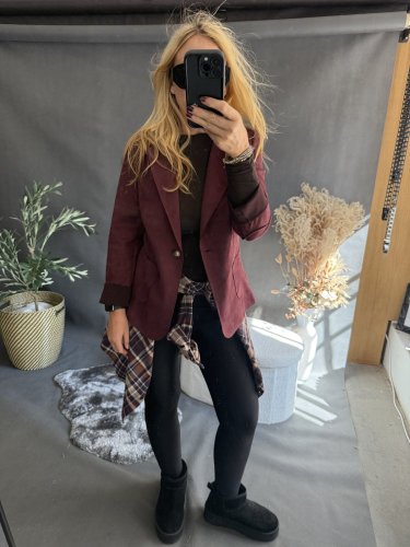 Sako Luisa velur-vínová