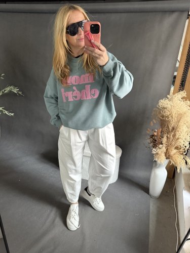 Mikina Mon Cheri-mint