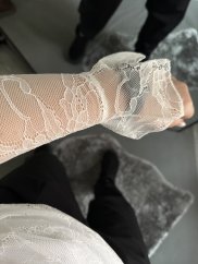 Tričko Čipka-bielá