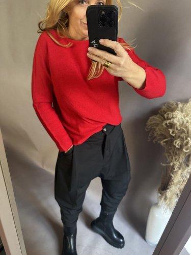 Svetr Moda-červený