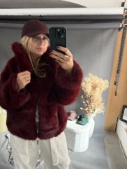 Kšiltovka No name bordeaux