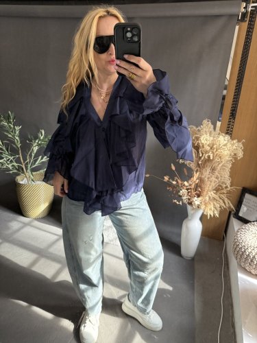 košeľa Leni-modrá