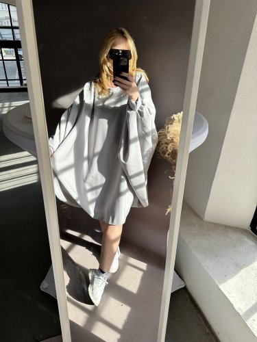 Šaty Kimono-new modell-šedé