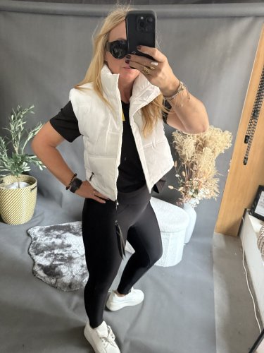 Vesta Crop S/M a L/XL-bílá