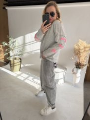 Mikina perfect-neoprén nekrčivá-grey